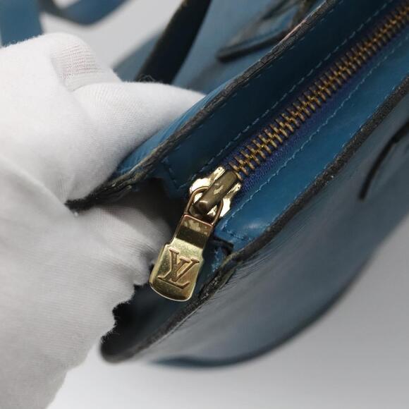 LOUIS VUITTON Epi Saint Jacques Shopping Shoulder Bag Blue M52275 - Picture 10 of 16